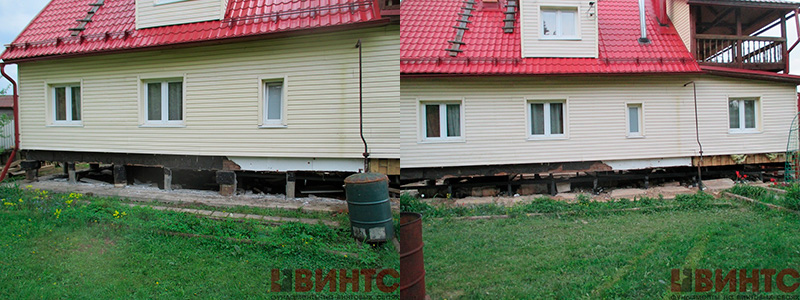 Замена фундамента